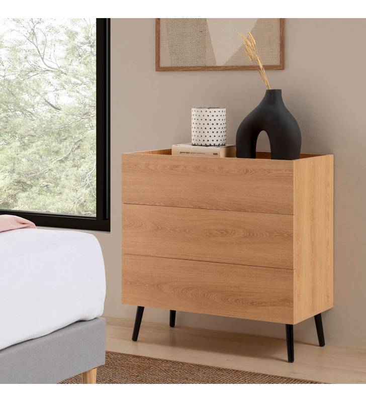 Cómoda Roble Sirena Ambiente Top Mueble