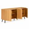 Aparador Roble 160 cm Sirena Top Mueble 3