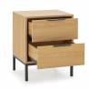Mesita de Noche 50 cm Auran Roble Top Mueble 3
