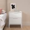Mesita de Noche 50 cm Auran Blanca Ambiente Top Mueble