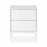 Mesita de Noche 50 cm Auran Blanca Top Mueble 2