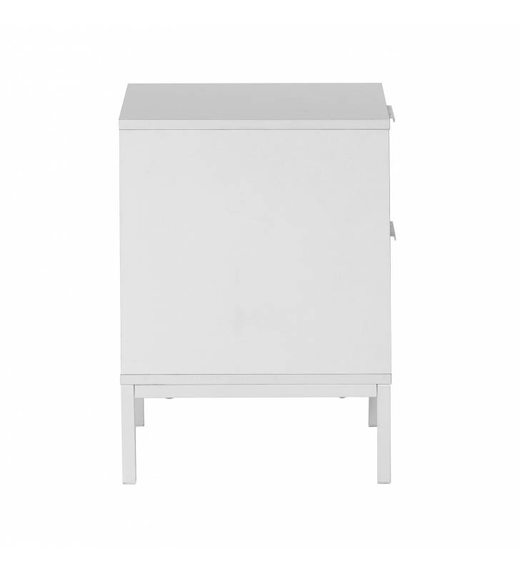 Mesita de Noche 50 cm Auran Blanca Top Mueble 4