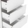 Sinfonier 5 cajones Blanco Auran Detalle Top Mueble