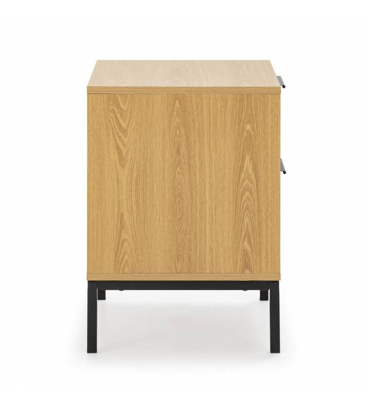 Mesita de Noche Roble Auran Top Mueble 4