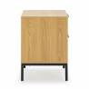 Mesita de Noche Roble Auran Top Mueble 4