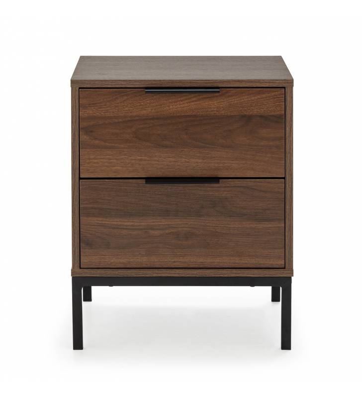 Mesita de Noche Nogal Auran Top Mueble 2