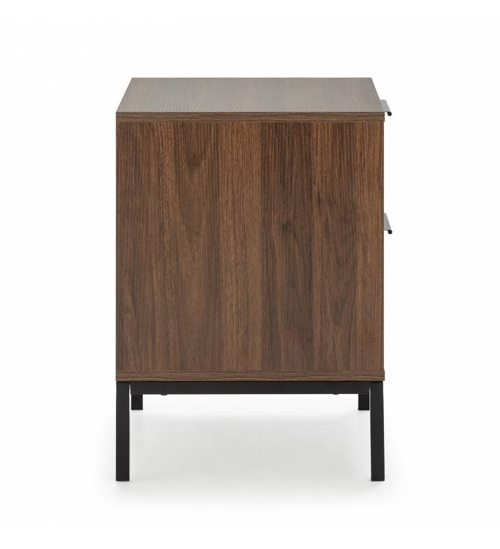 Mesita de Noche Nogal Auran Top Mueble 4