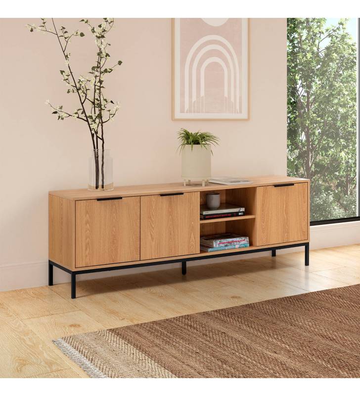 Mueble TV 150 cm Roble Auran Ambiente Top Mueble