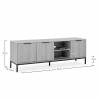 Mueble TV 150 cm Roble Auran Dimensiones Top Mueble