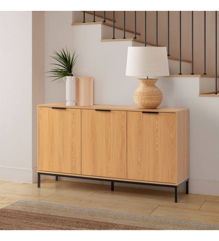 Aparador 140 cm Roble Auran Ambiente Top Mueble
