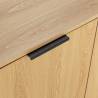 Aparador 140 cm Roble Auran Detalle Top Mueble