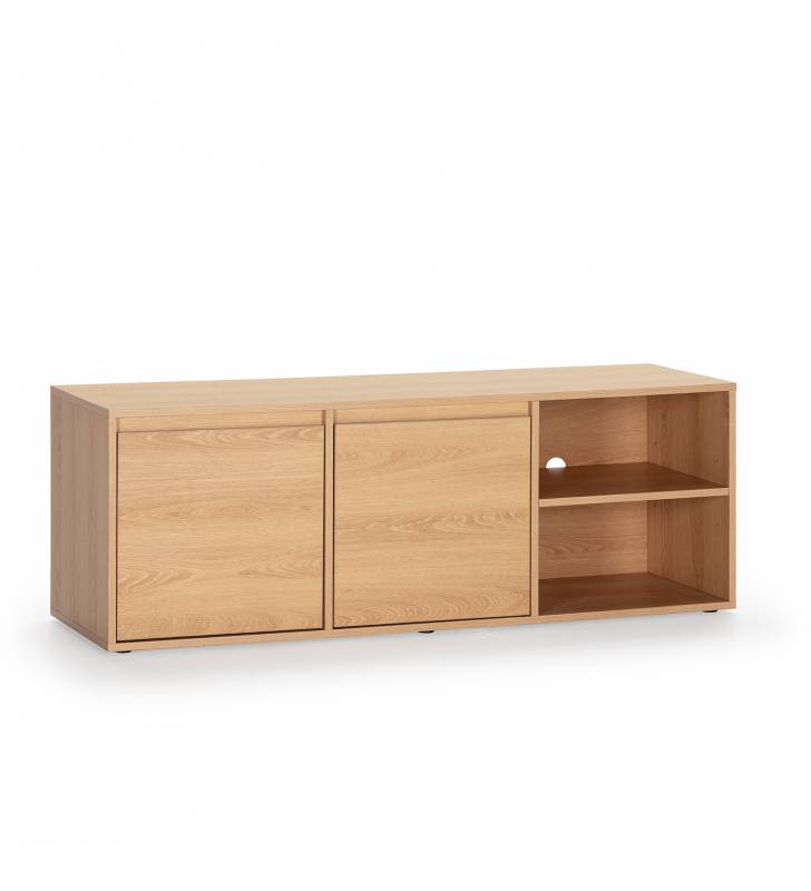 Mueble Tv 130 cm Roble Tora Top Mueble