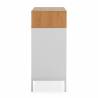 Comoda 3 Cajones Blanco Roble Candy Top Mueble 4