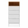 Sinfonier 4 Cajones Blanco Roble Candy Top Mueble 2