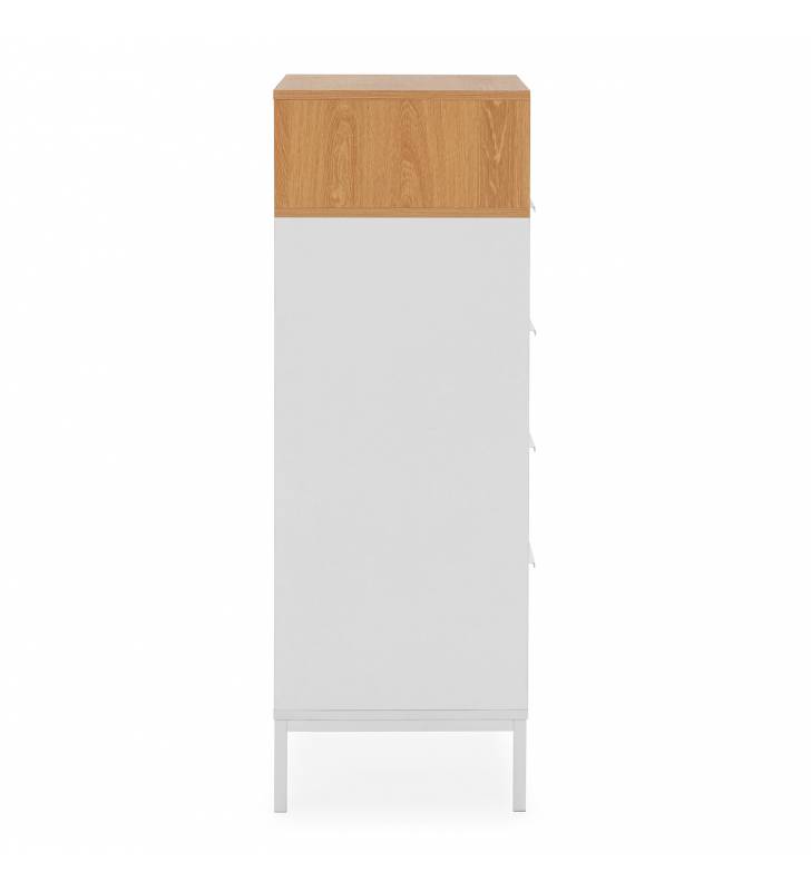 Sinfonier 4 Cajones Blanco Roble Candy Top Mueble 4