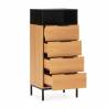 Sinfonier 4 Cajones Roble Negro Candy Top Mueble 3