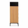 Sinfonier 4 Cajones Roble Negro Candy Top Mueble 4