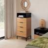 Sinfonier Roble Negra Candy Ambiente Top Mueble