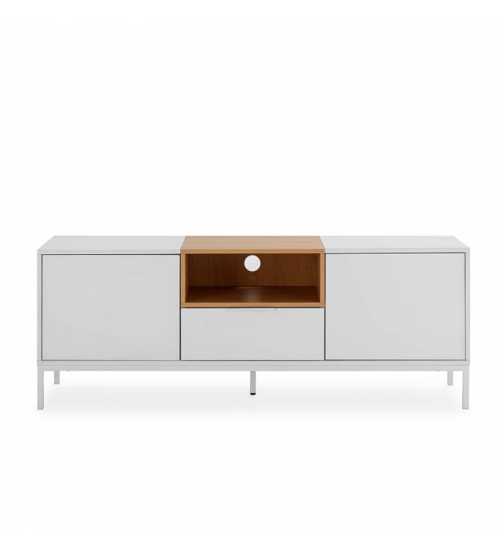 Mueble Tv 150 cm Candy Topmueble blanco roble 1
