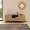 Mueble Tv 150 cm Candy Topmueble roble negro