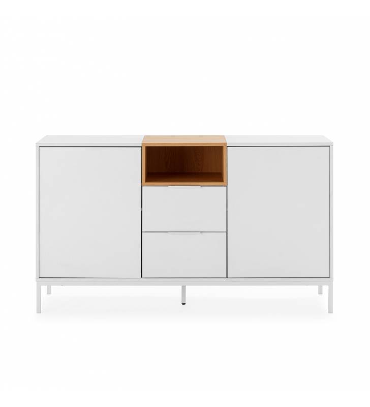 Aparador 140 cm Candy blanco roble 1