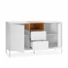 Aparador 140 cm Candy blanco roble 2