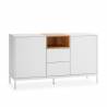 Aparador 140 cm Candy blanco roble 6