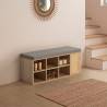 Zapatero Roble con Asiento Oscar Ambiente Top Mueble