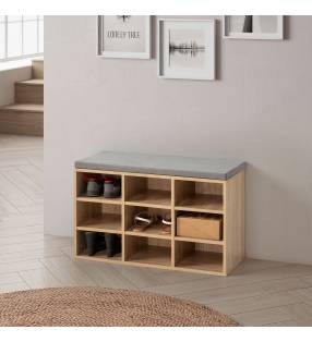 Mueble Zapatero Roble Ernesto Ambiente Top Mueble