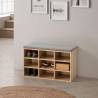 Mueble Zapatero Roble Ernesto Ambiente Top Mueble