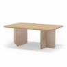 Mesa de Centro Rectangular Roble Crema Cindy Top Mueble 1