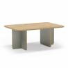 Mesa de Centro Rectangular Roble Verde Cindy Top Mueble