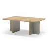 Mesa de Centro Rectangular Roble Verde Cindy Top Mueble 1