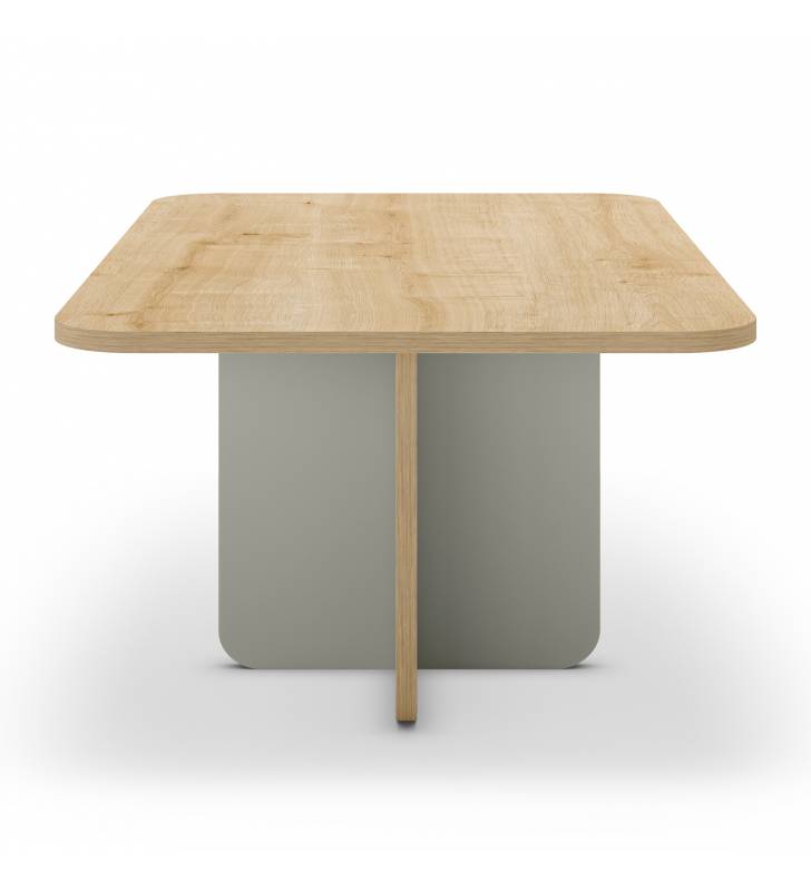 Mesa de Centro Rectangular Roble Verde Cindy Top Mueble 3