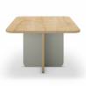 Mesa de Centro Rectangular Roble Verde Cindy Top Mueble 3