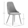 Pack 4 Sillas Comedor Seul Verde Dimensiones Topmueble