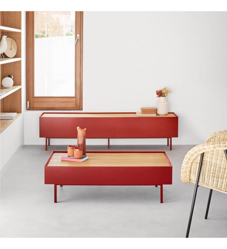 Mueble Tv Arista Burdeos Topmueble 3