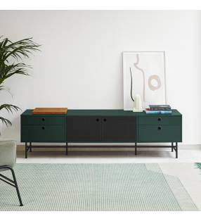 Mueble TV Punto Verde oscuro Topmueble 4