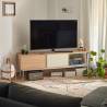 Mueble TV Yoko 1P2C Roble crema Topmueble 3