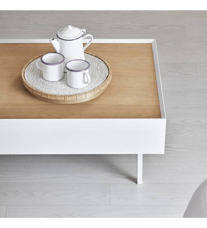 Mesa de centro Arista Blanco Topmueble 1