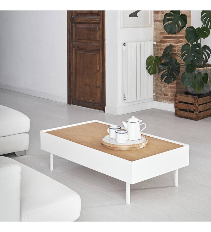 Mesa de centro Arista Blanco Topmueble 2