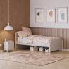 Mesita Juvenil Crema Evonne Ambiente Top Mueble