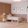 Cama Juvenil Crema Evonne Ambiente Top Mueble