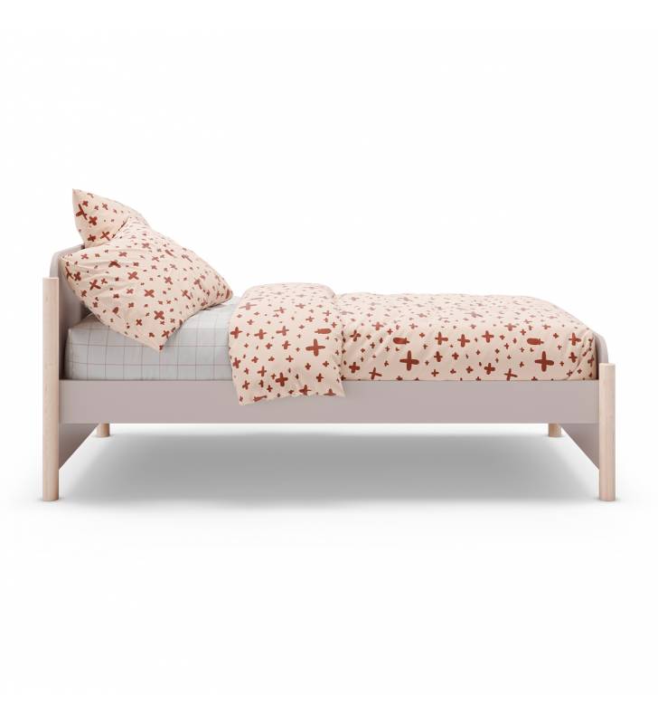 Cama Juvenil Crema Evonne Top Mueble 5