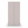 Armario Juvenil 2 Puertas Crema Evonne Top Mueble 2