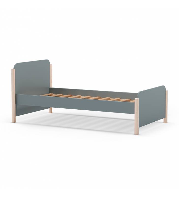 Cama Juvenil Verde Evonne Top Mueble