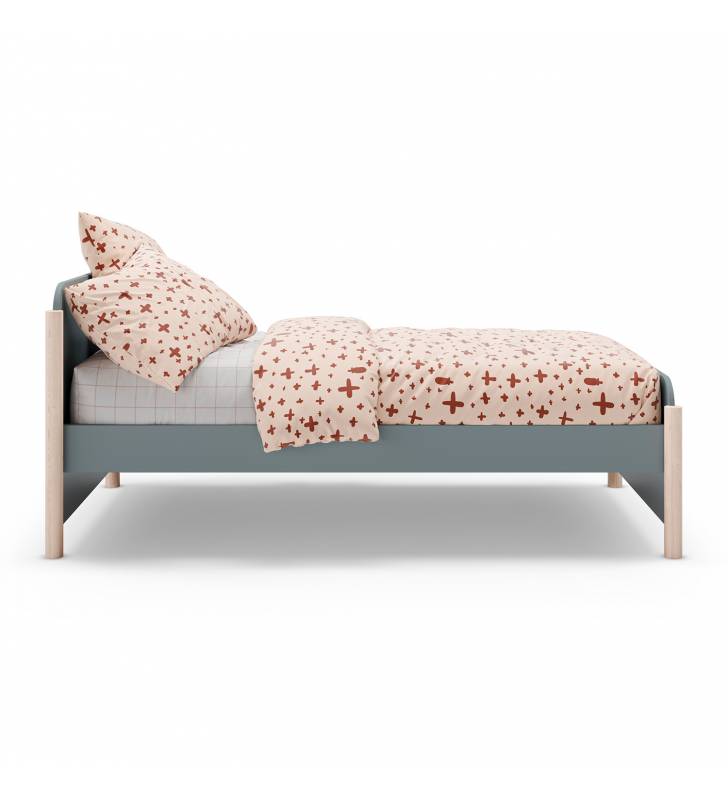 Cama Juvenil Verde Evonne Top Mueble 6