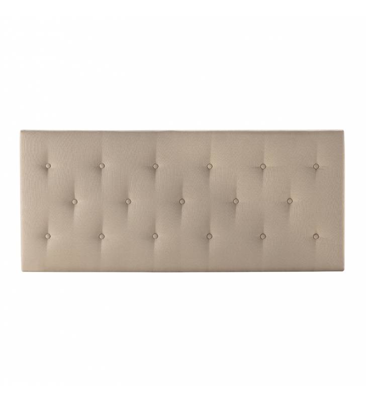 Cabecero de tela color beige Torino 1