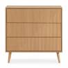 Cómoda 3 Cajones Roble Louise Top Mueble 2