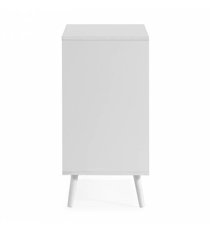 Cómoda 3 Cajones Blanca Louise Top Mueble 4